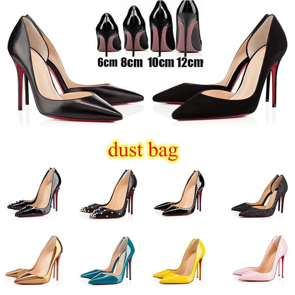

Designer High Heel Women Shoes Red Shiny 6cm 8cm 10cm 12cm Thin Heels Black Nude Patent Leather Woman Pumps Dress Shoes, # 29