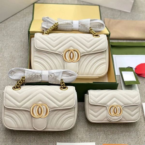 

Designer bags Fashion crossbody bags Luxury gold chains Cowhide cowhide flap bags Shoulder bags Mini women's bags Various colors, Black