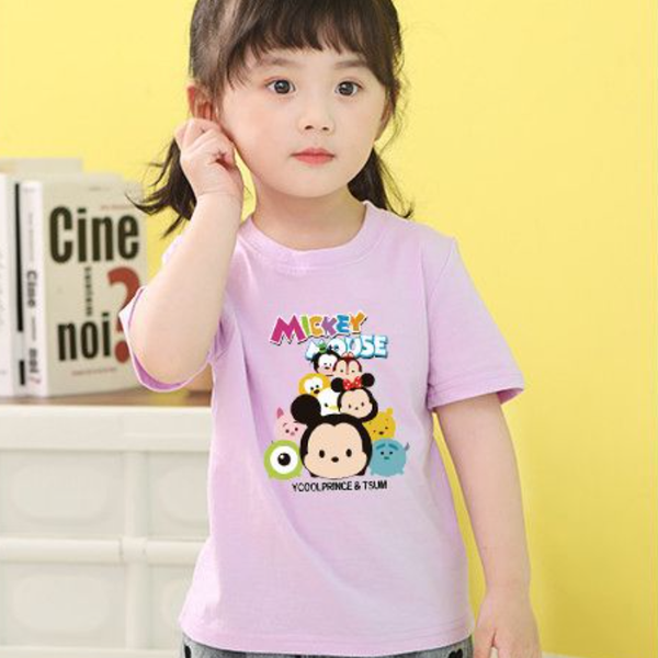 

boys and girls pure cotton tops comfortable soft round neck designer T-shirt skin-friendly fabric sweat-absorbing breathable Summer short-sleeved shir.., Black