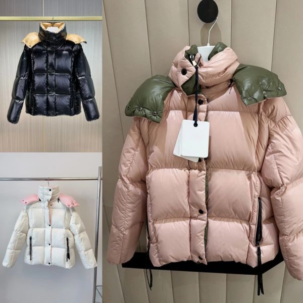 

Designer Women Jackets Puffer Coat Women M Ribbed zipper bread jacket hooded down jacket for women to keep warm, M3