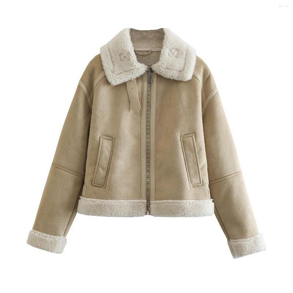 

Women's Jackets Fall Fashion Casual French Niche Hundred Double-sided Short Jacket Coat, Msd-7336