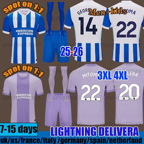 

MITOMA 25 26 Brighton jerseys GROSS 2025 WELLBECK Seagull BHAFC football shirt MARCH ENCISO PROPPER Men Kids Kit BRIGHTON fc Limited Edition and hove Alb ion player, 25 26 home kids kit socks