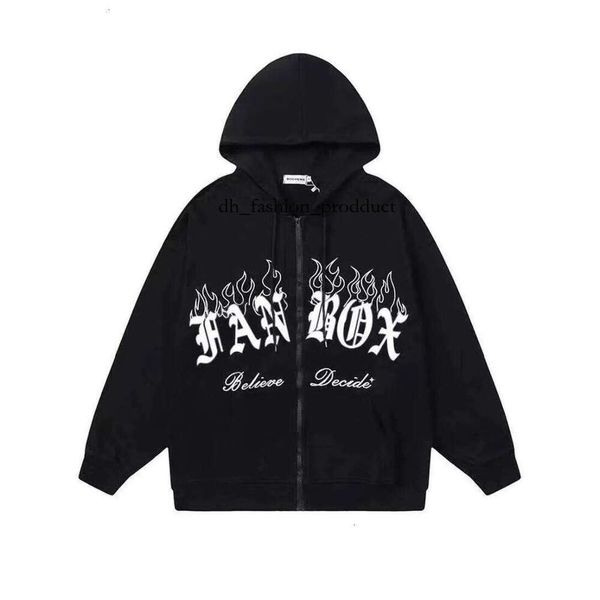 

revenges hoodie New designer dark sportswear men's and women's hoodies Gothic Harajuku couple big print zipper sweater fashion hoodie trendy T-shirt 098, Black 6