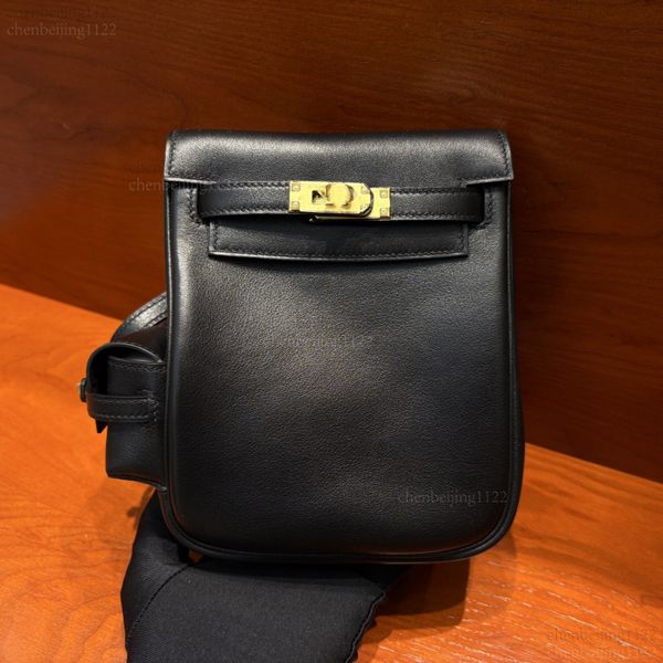 

99A The top designer's backpack is made of imported cowhide and features exquisite hardware. It is a 17CM mini travel backpack that is custom-made by hand., One