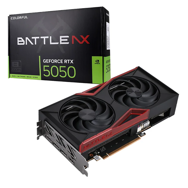 Colorful GeForce RTX 5050 Battle AX DUO 8GB GDDR6 128 Bit Graphics Card