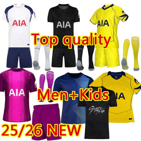 

2025 2026 Ttottenham Soccer Jerseys hotspurES Football shirts tottenhamjersey 25 26 spursjersey men kids kit SON MADDISON KULUSEVSKI BENTANCUR KANE RICHARLISON, Brown