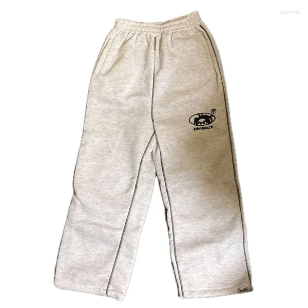 

Men's Pants Women Y2K Casual Harajuku Korean Style Cotton Solid Color High Waist Baggy Loose Fit Comfort Streetwear Fashion Trendy, Rock-10