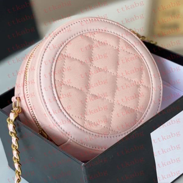 

High Quality Designer Shoulder Bag Women' Handbag Small Golden Ball Bag Chain Bag Round Pancake Buns Fashion Bag Wallet Storage Bag Travel Bag, Bag7