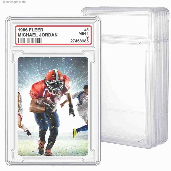 35PT Trading Cards Label Card Sleeves Display Protector Fit for YuGiOh MTG Game Sports Cards 90x65mm Grade PTCG Gift Toy L250729