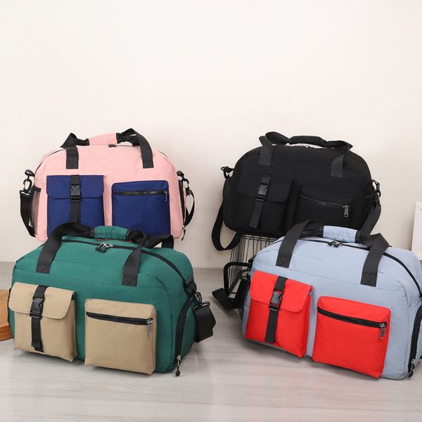 

Backpack Cross Body Hand Held Multi Gym Bag Travel Travel Must Have Leisure Sports Outdoor Bag Daily Fitness Commuting Must Have, Pink