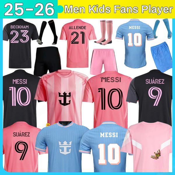 

25 26 Inters MESSIS Soccer Jerseys Miamis SUAREZ Football Shirt 2024 2025 2026 HIGUAIN TRAPP PELLEGRINI Martinez FC CARRANZA MORGAN PIREZ men kids Kit Fans, 24-25 home kits+socks