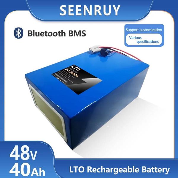 LTO Battery 36V 50AH with BMS 30A 50A 80A For RV UPS Power Energy Storage Systems Portable Station