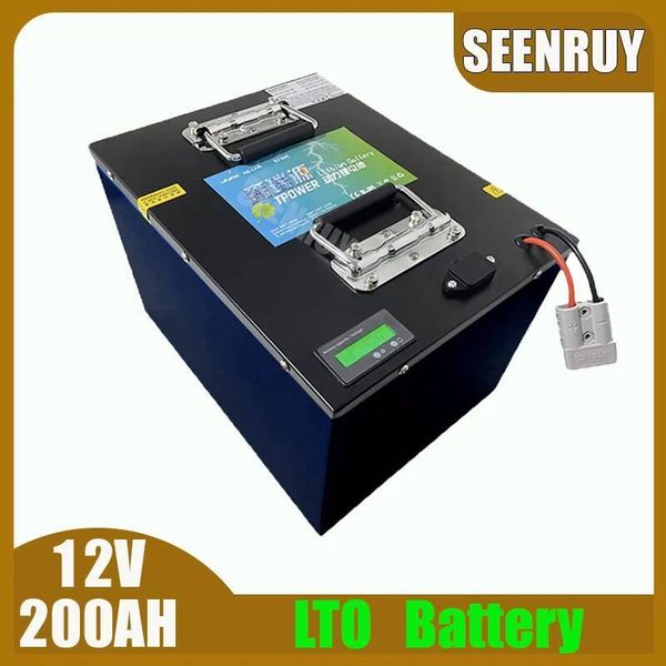 LTO Battery 12V 200AH with ANT BMS 170A 230A 340A 420A For UPS Power RV Energy Storage Systems