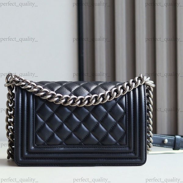

99A Mirror quality Designer Bag Shoulder Chain Clutch double Flap Bag CC Boy Wallet Check Velour Square Strip,Imported From France Official original Genuine Leather, One