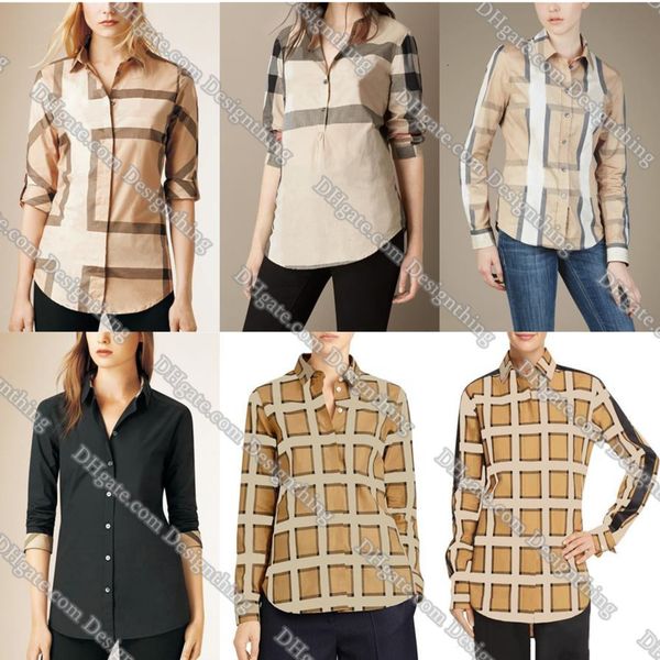 

Womens Fashion Short Sleeve Shirt Plaid Button Up Blouse Elegant Ladies Office Shirts Summer Casual Wear Designer Tops Asian Size Petite Fit, 3011-apricot