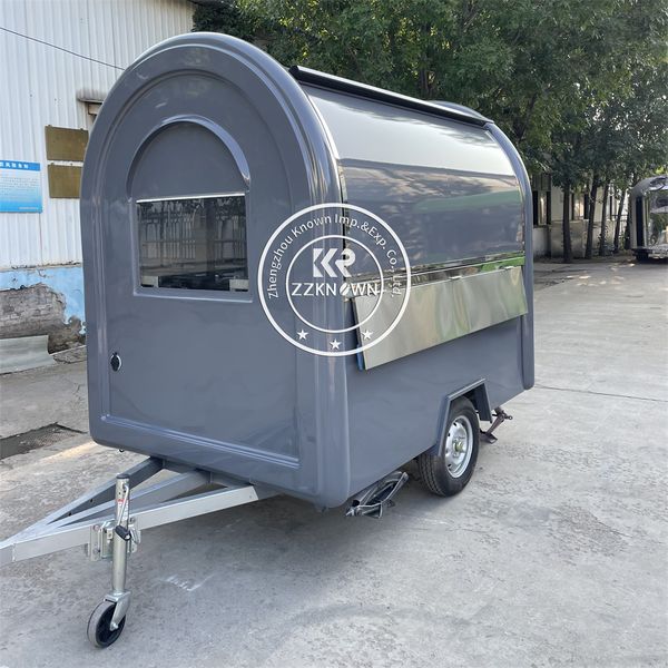 

Concession Street Ice Cream Cart Mobile BBQ Burger Pizza Trailer Concession Fast Food Trailer Mobile Food Truck With Full Kitchen