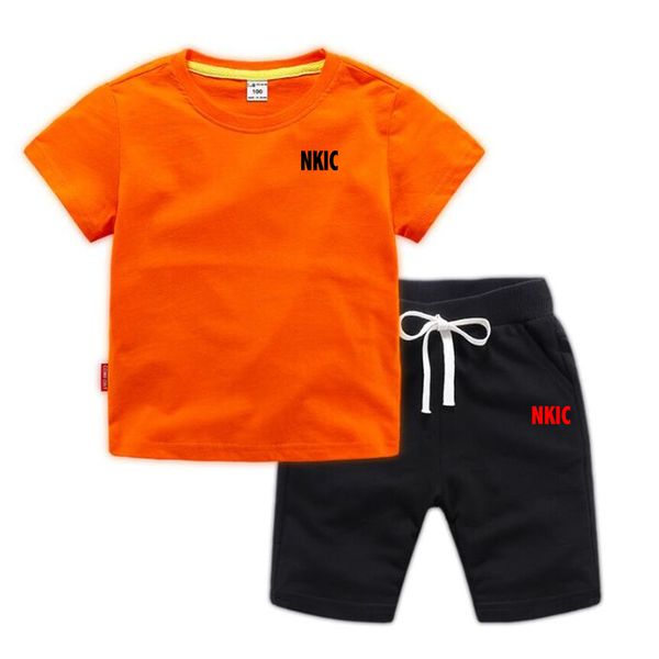 Kids Clothes Summer Children Boy Girls Brand T Shirt Shorts 2Pcs/sets Baby Toddler Clothing Infant Sportswear 2-13 Years