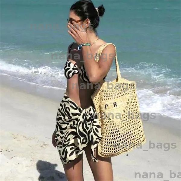 

Straw bag Luxury handbags designer tote bags for womens weave Raffias top handle beach bag shopper weekender clutch mens fashion Crossbody Shoulder bag, #7