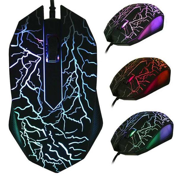 Gaming Computer Colorful Mouse LED Professional Ultraprecise For Dota 2 LOL Gamer Mouse Ergonomic 3200 DPI USB Wired Mouse X251101 M260812