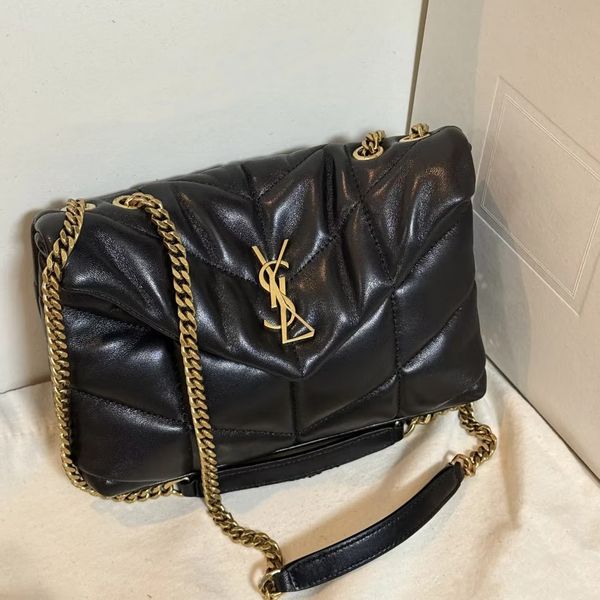 

Evening wear bag Designer bag Tote bag HOBO bag Le5a7 Luxury bag ladies' flaps small shoulders black leather crossbody bag handbag wallets genuine leather chain bags, Y-5-28cm