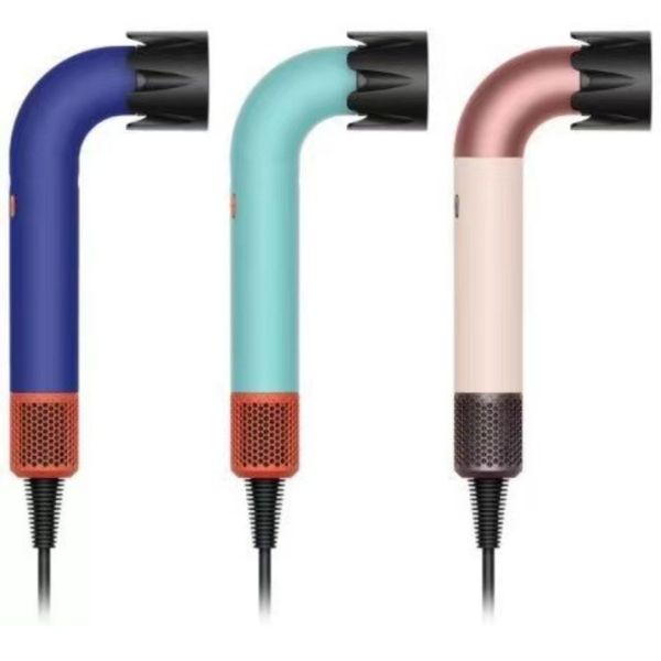 Dryer Designer Dryers Anion Curved Pipe Blower Mute Hairdryer Electric Salon speed Hair Drier Quick-Dry Safety Ionic Blow High Power