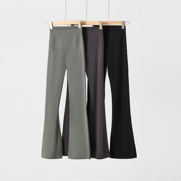 

Leggings Women High Waist Tummy Control Workout Gym Flare Yoga Pants for Fiess Sports, Color-black