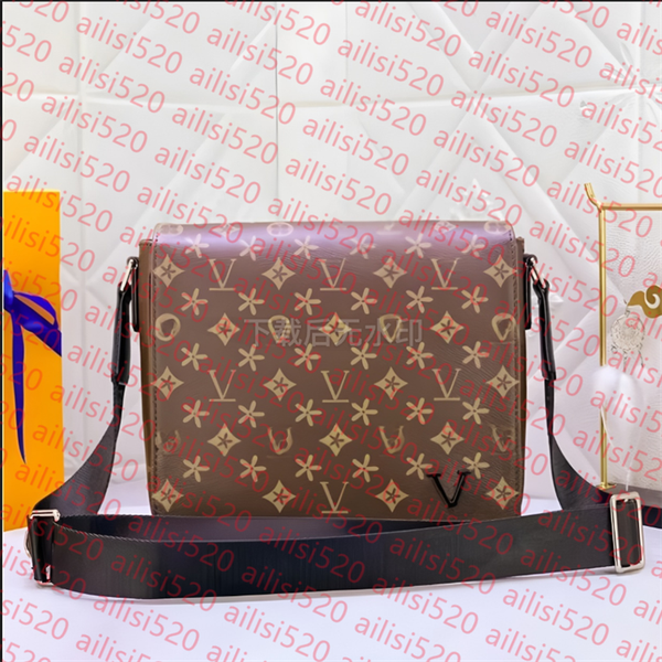 

Handbags Men Leather TRIO Messenger Bags Luxury Shoulder Bag Make up Bag Designer Handbag Tote Man's bag backpack, 20#