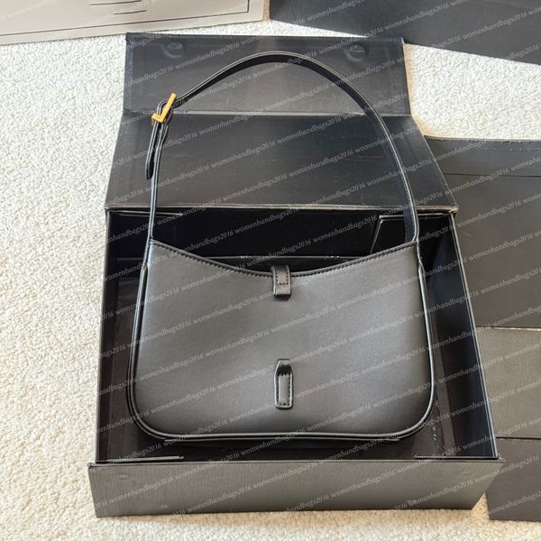 

Designer Bag Luxury Multi-Color Leather Handbags High Quality Crossbody Purses Classics Wallet Women Shoulder Bags Versatile Mini Import Underarm Bag for Party, Khaki[gold metal buckle]