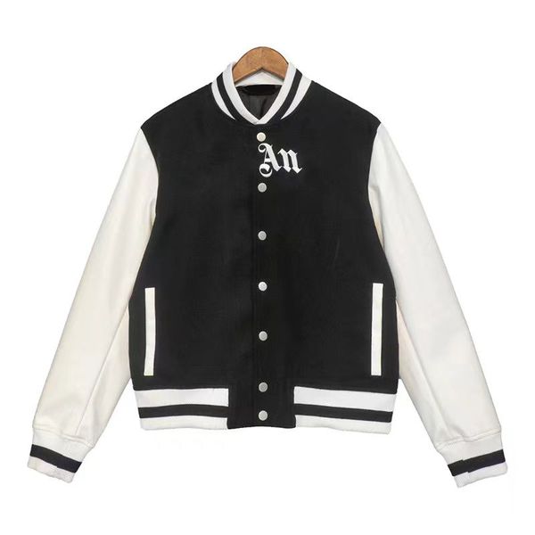 

Angel Men' Trendy Retro Windbreaker - Multi-Color Loose Cut Baseball Jacket for Modern Look, Green