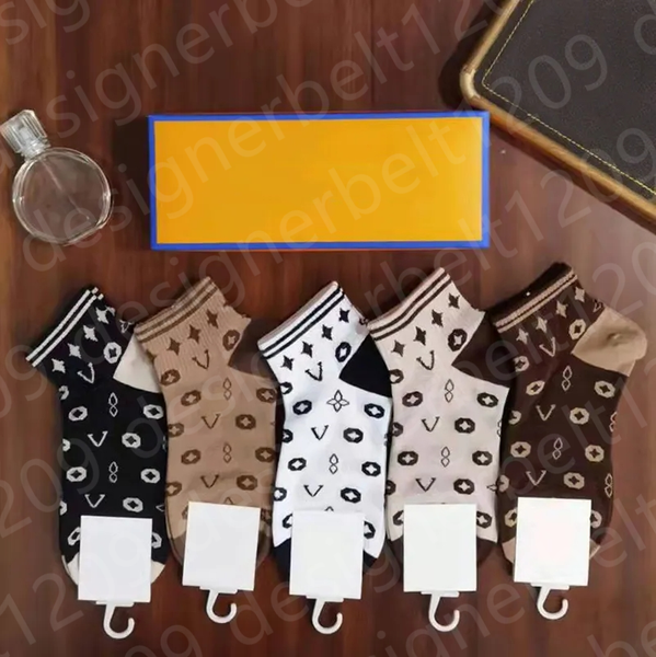 Womens Designer Socks Fashion Women and Men Casual High Quality Cotton Breathable 100% Sports Letter g sock with box awrtui