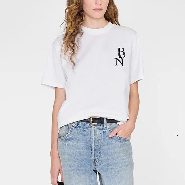 

Tshirt 2026 Early Spring High-Quality Designer Cotton T-shirt New Niche Letter Print Style | Women' Casual Loose-Fit Crew Neck Short-Sleeve Pullover Tees Top tn, Purple