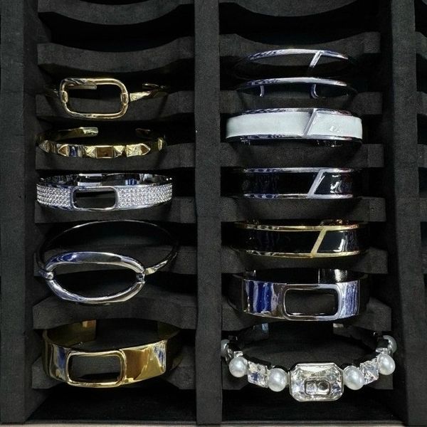 

Designer Bangle Bracelet Women Luxury Designer Bracelet 18K Gold Plated Wedding High Quality Lovers Jewelry Gift