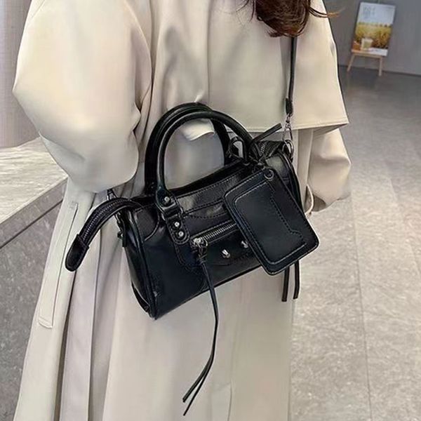 

Shoulder Bags for Women Luxury Handbags Sets Designer 2pcs/set Composite Bags Female Messenger Crossbody Bags FS060-4, Black