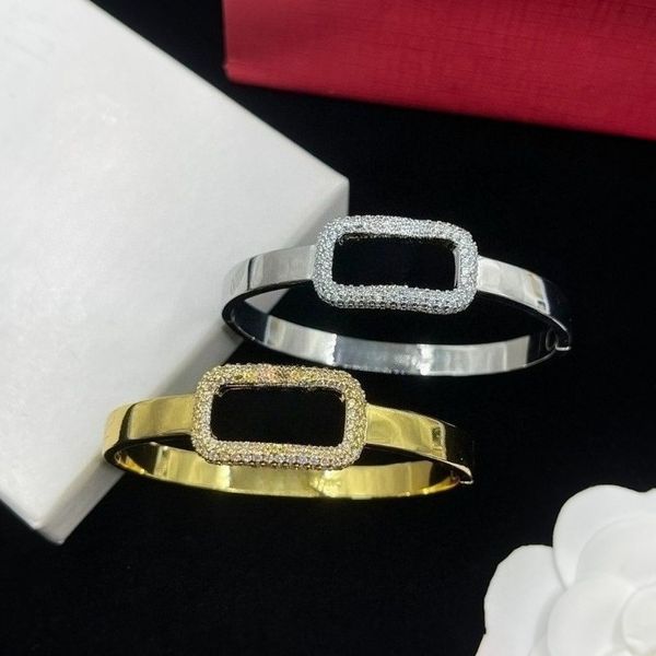 

Designer Bangle Bracelet Women Luxury Designer Bracelet 18K Gold Plated Letter Design Wedding High Quality Lovers Jewelry Gift