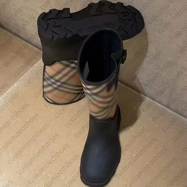 

Boots Designer Women boots platform Low Heel Genuine Leather Autumn Winter ankle boots rain boots woman designer boot high quality designer heel woman luxury 2025, B 01-high quality