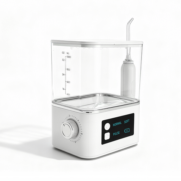 1000ML Household Cordless Large Water Tank Rechargeable Water Flosser Teeth Cleaner Oral Irrigator