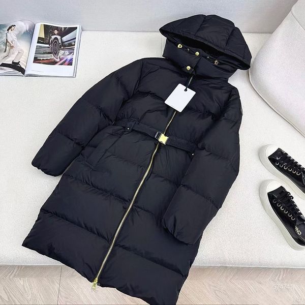 

Designer puffer jacket monclcerc windbreaker jacket women monclcercpufferjacketlong puffer coat doudoune femme women coat parka cashmere thick warm windproof, Black