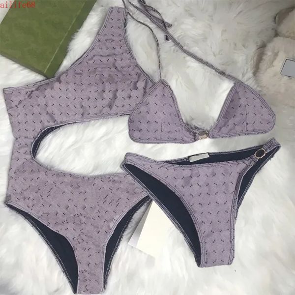 

22SS Womens Fashion Bikini Designer Swimsuit Stylish Full Print Bathing Suit Women Summer Beach Holiday Bikini Elegant Woman Bikini Swimwear Swimming Suits, Green