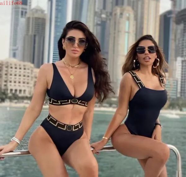 

Women's Underwear Swimsuit Designers luxury two piece set black black Mesh yarn dress Bikini Womens Swimwear Bathing Suit Sexy Bikinis, Rosybrown