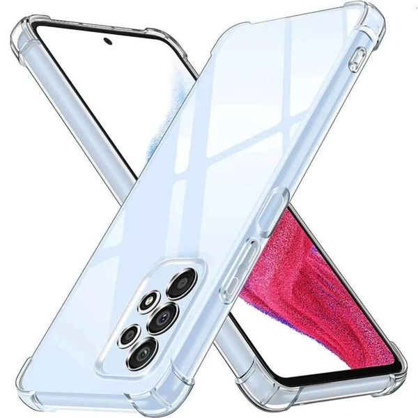 1.5MM Thick Air-Bag Clear Case for Samsung Galaxy A52 A72 A13 A23 A33 A53 A73 A04 A04S A14 A24 A34 A54 A22 A32 5G Cover Fundas