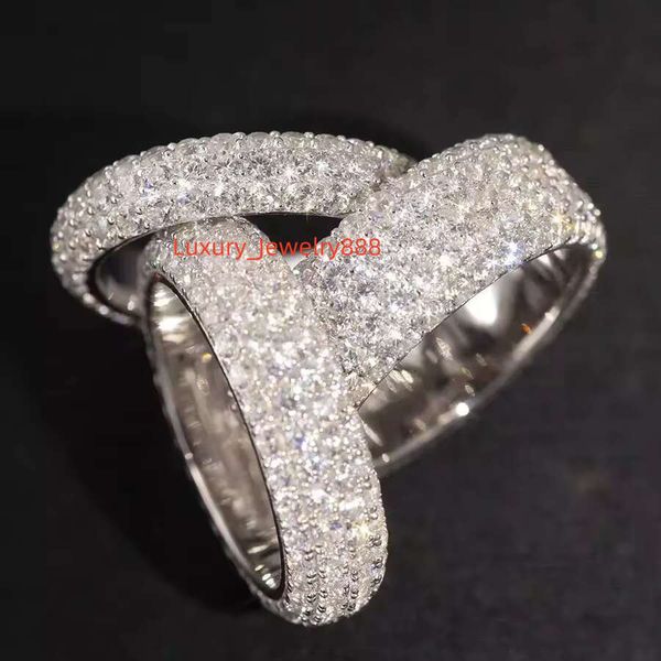 

Jewelry 4-Row Silica Gold Plated Pure Silver Mature Men's Ring