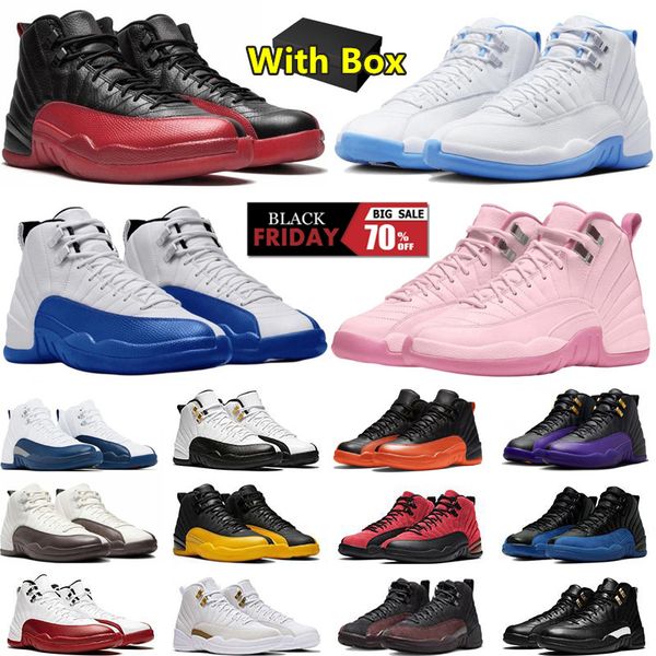 

Designer 12 12s mens basketball shoes Flu Game Blueberry Taxi Melo Pearl Pink fashion men trainers sports sneakers sneaker flat platform jogging walking shoe, Color#21