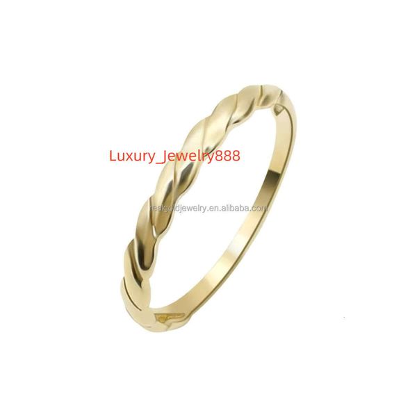 

9k14k solid color real ring boutique jewelry, closed ring, various sizes, simple design, fashionable style