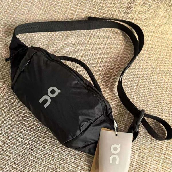 

Angpao Same Style Spring Summer New Fashion Unisex Outdoor Sports Fitness Running Waist Nylon Crossbody Bag Lightweight, Lotus color