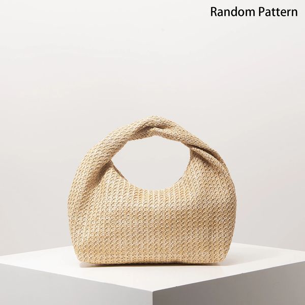 Fashionable Pleated Straw BagBoho Beach Bags For WomenPremium Style Tote LadiesHoliday OutfitsTravel Must Haves 251106