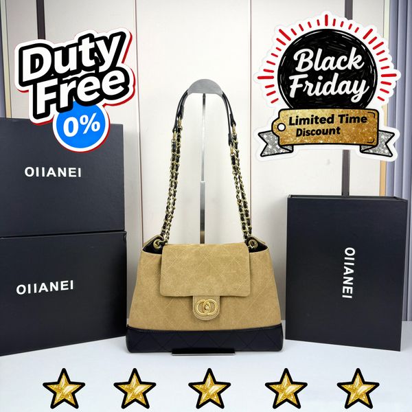 

Designer bag handbag tote bag shoulde bag suede bag chamois chain bag high-quality bag style lychee leather shoulder strap gold buckle diamond grid cross bag, @~4