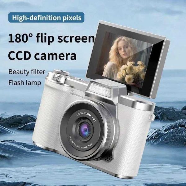 8X Digital Zoom Cameras for Photography 4K YouTube Vlog Video HD with 24 Flip Screen Auto-focus Selfie CamcorderW251107