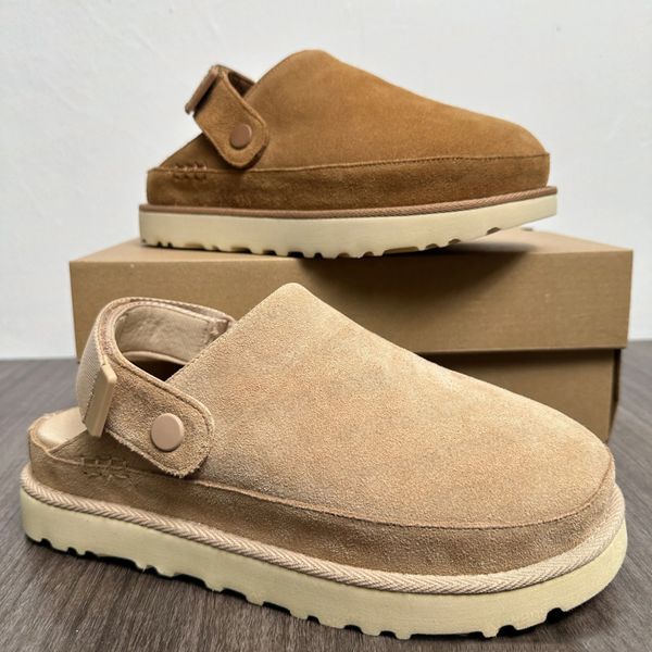 

Designer Goldenstar Clog Slippers Clogs Sandal Golden star Beach Women Men Tasman Tazz Fall Driftwood Chestnut Sand Winter Summer Size tasman sneaker sandal me 35-45, Color 2