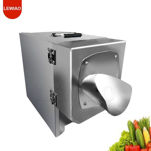 Green Onion Leek Pepper Potato Slicer Shredder Commercial Automatic Vegetable Slicer Cutter Machine