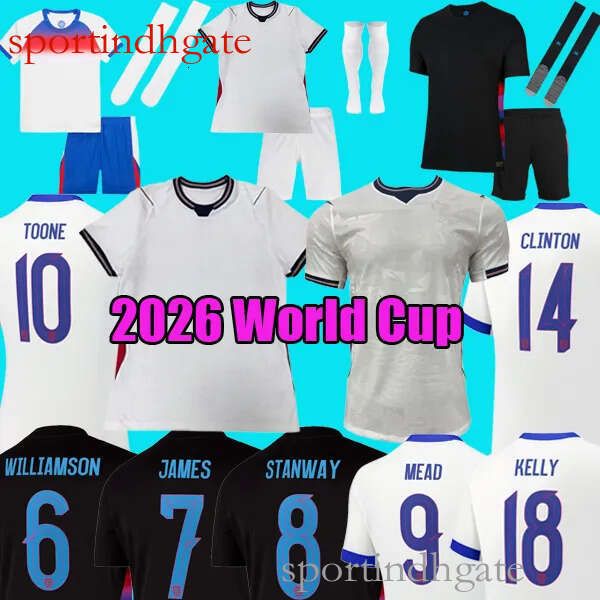 World Cup 25 26 england Football Shirts womens euro shirt Home away Soccer Jerseys Kit Kids set SAKA KANE BELLINGHAM PALMER goalkeeper Training Kits pre high quality